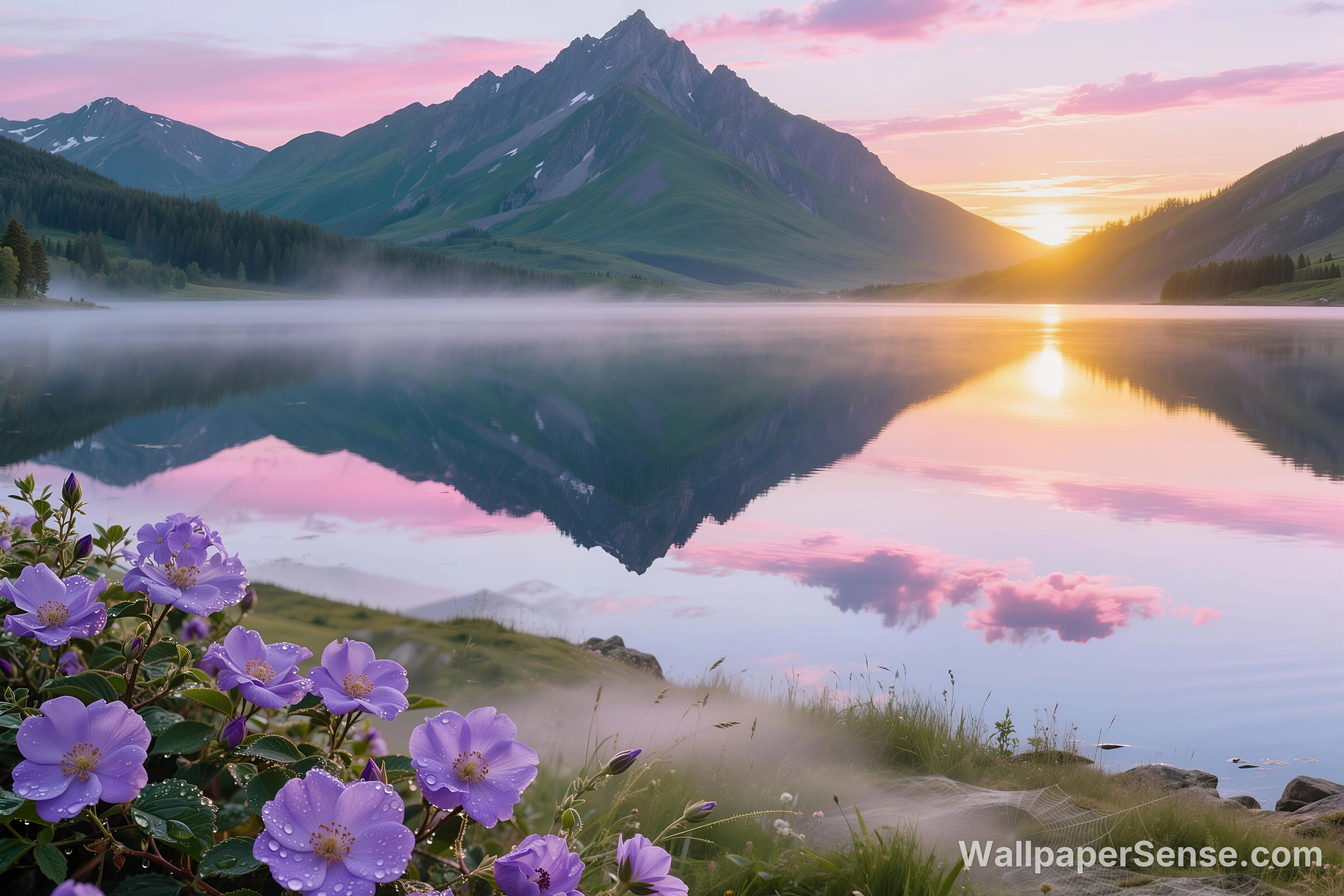 自然风光湖景 8K 超高清桌面壁纸 - Premium wallpaper in 8192x5461 resolution