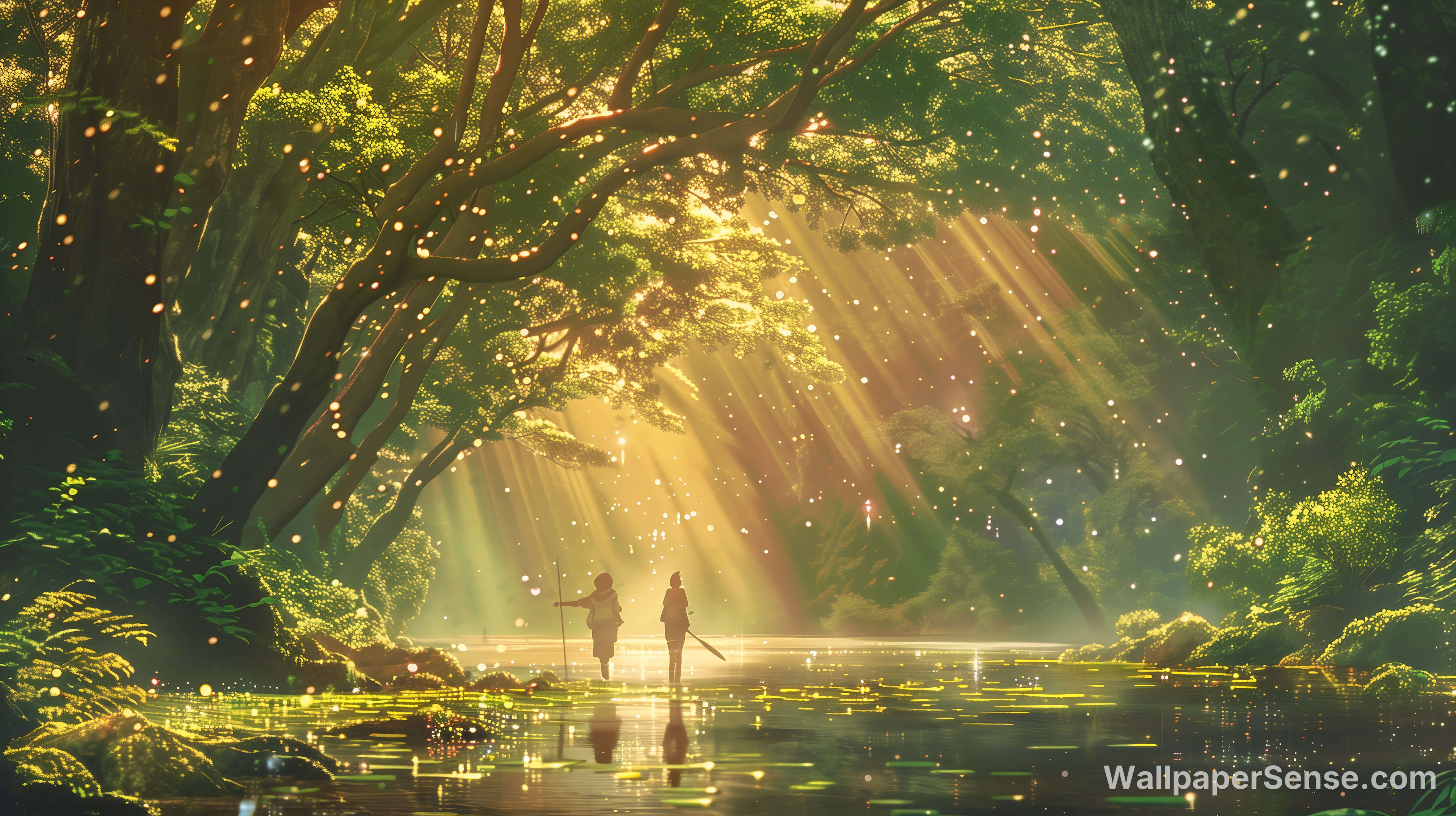 Oriental Fantasy Skov 8K Desktop Wallpaper - Premium wallpaper in 8736x4896 resolution