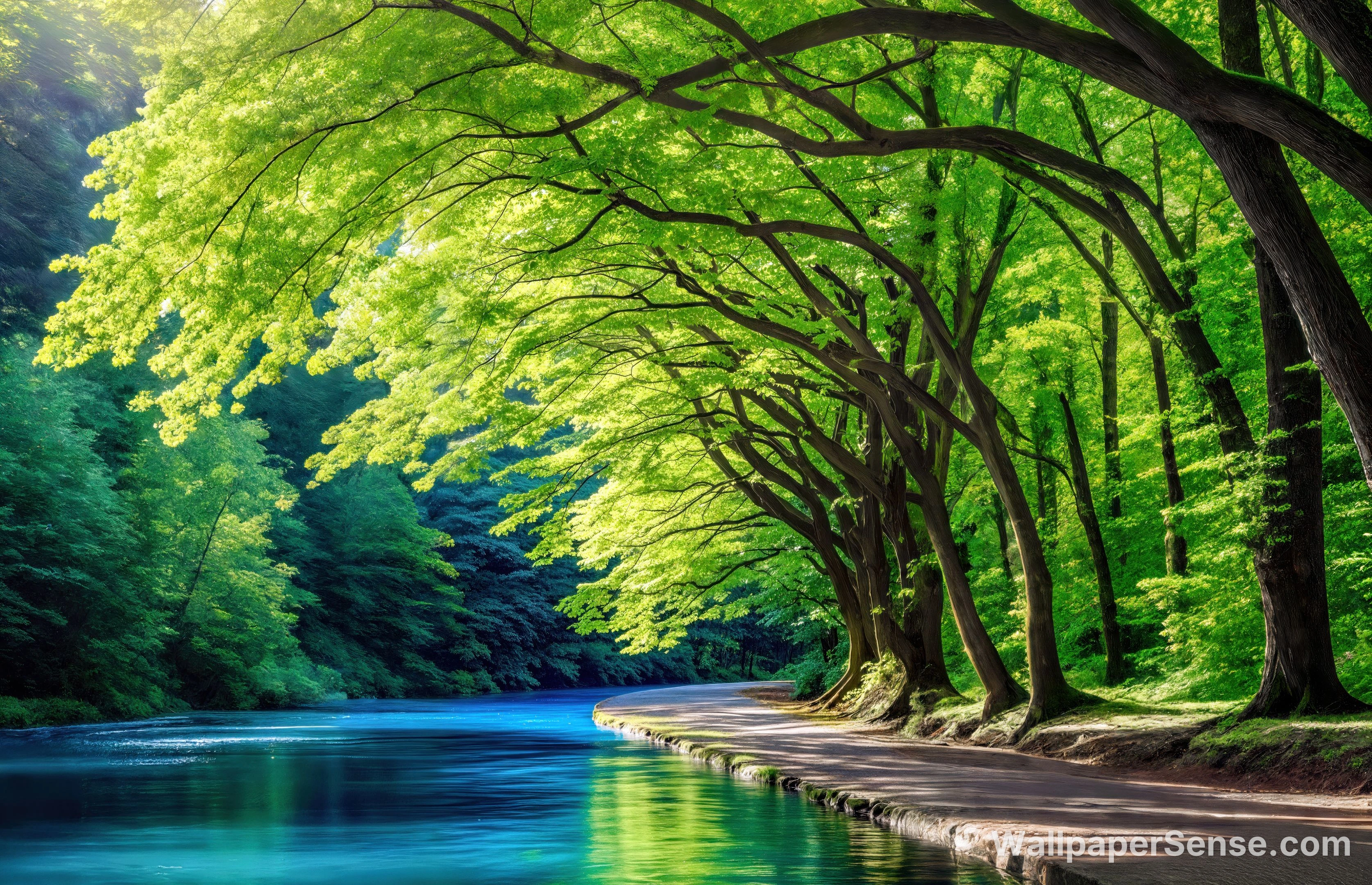 Paisagem de Floresta Japonesa 4K Wallpaper para Desktop - Premium wallpaper in 6192x3994 resolution