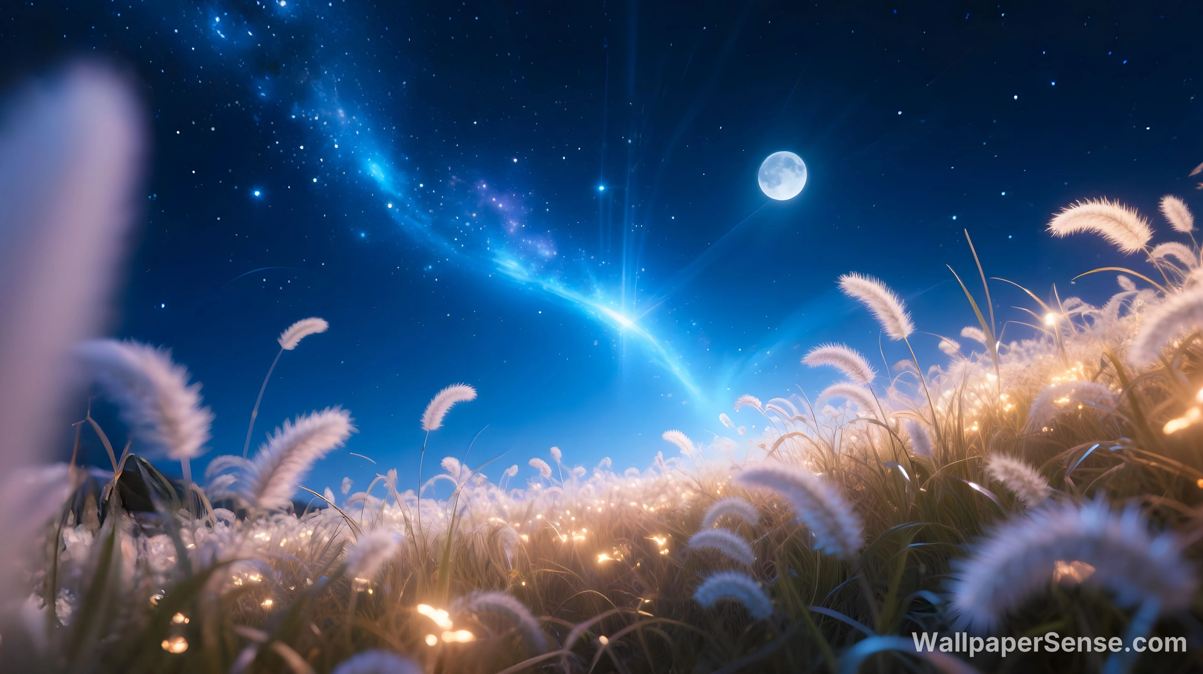 Fond d'écran 4K Cosmic Night Field