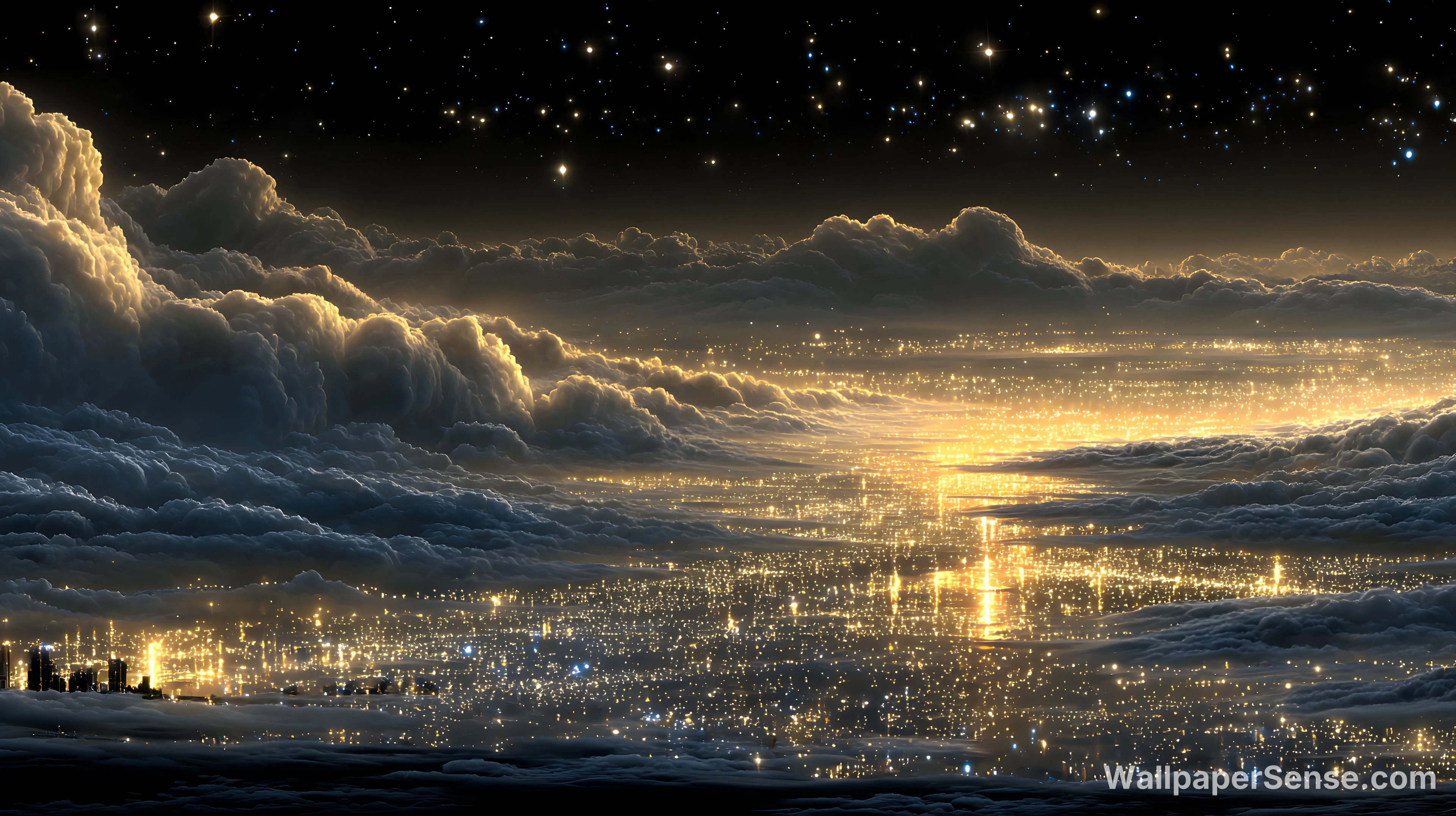 Collection de fonds d'écran 8K Ultra HD Cyberpunk et Ciel Cosmique - Paysage urbain cyberpunk nocturne 4K pour bureau