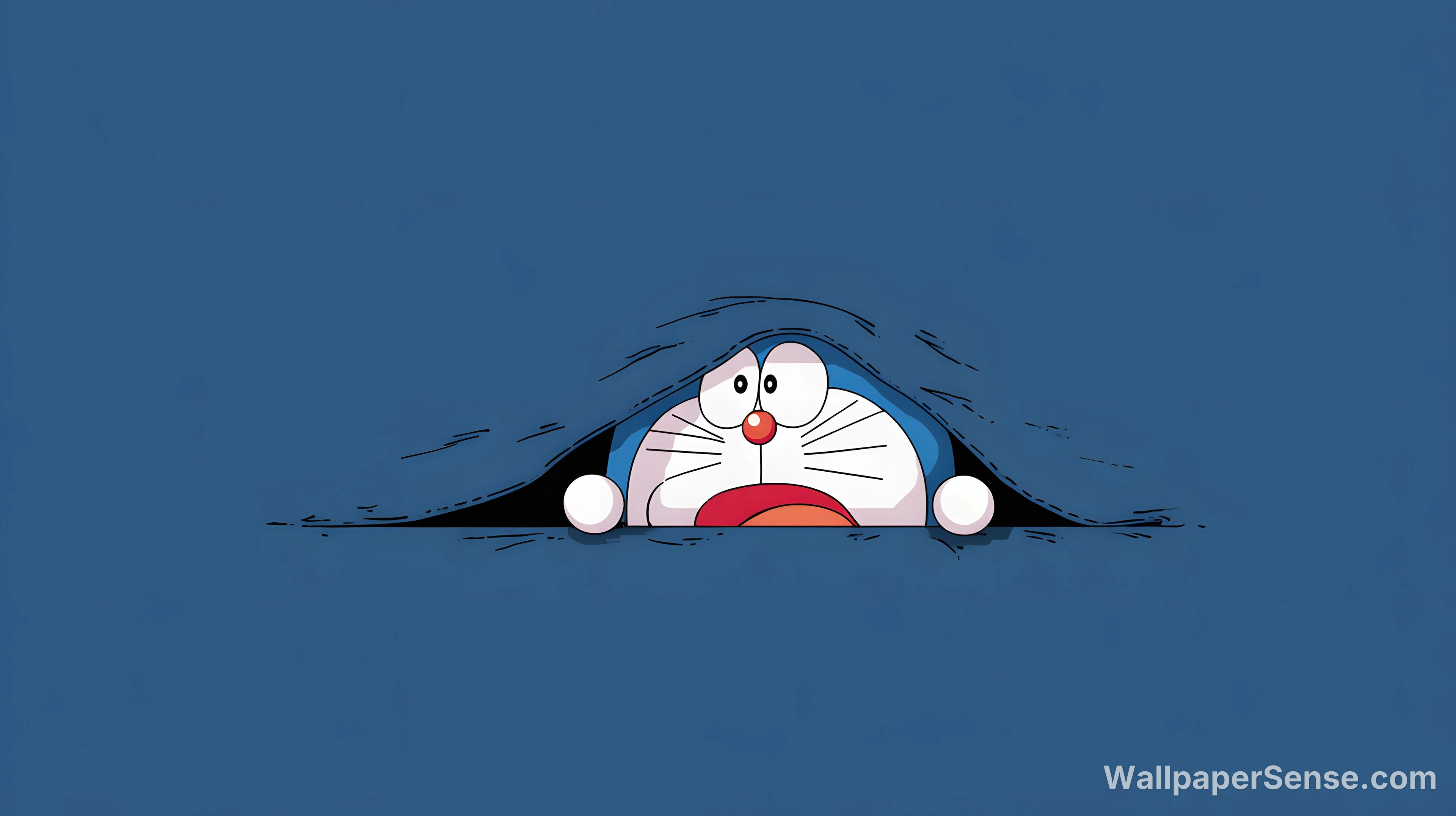 Anime Doraemon-näkemä 4K-työpöytätaustakuva