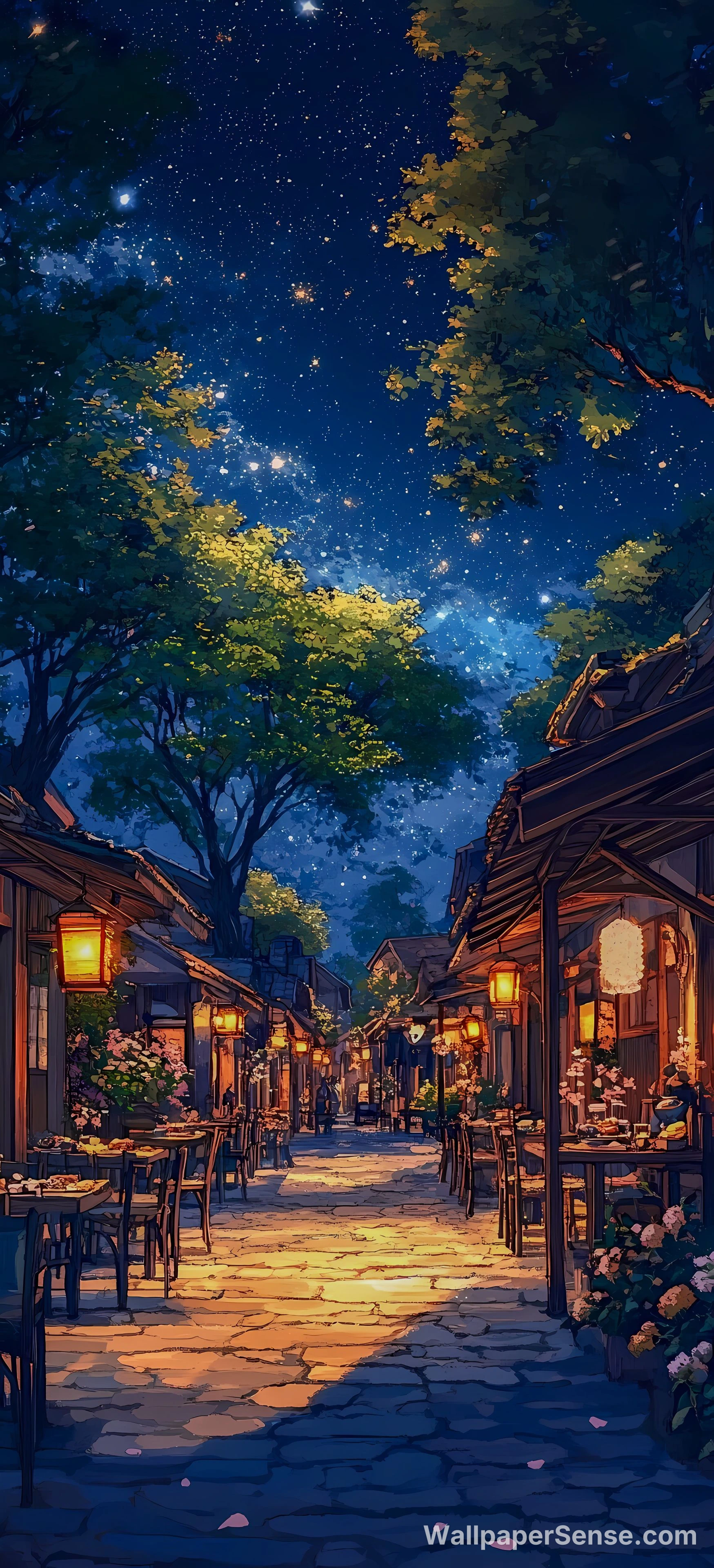 日式夜巷 8K 超高清手机壁纸