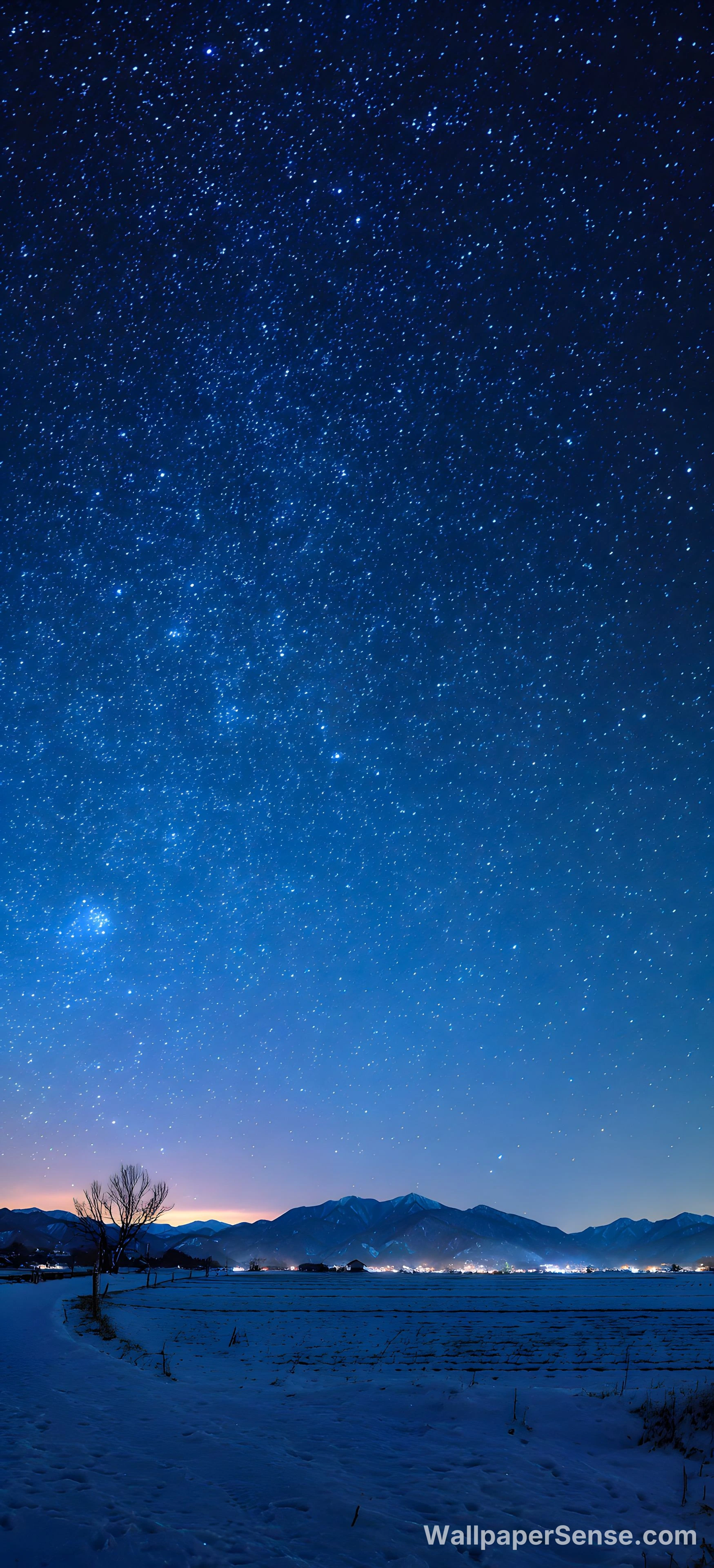 日式星空夜景 8K超高清手機壁紙