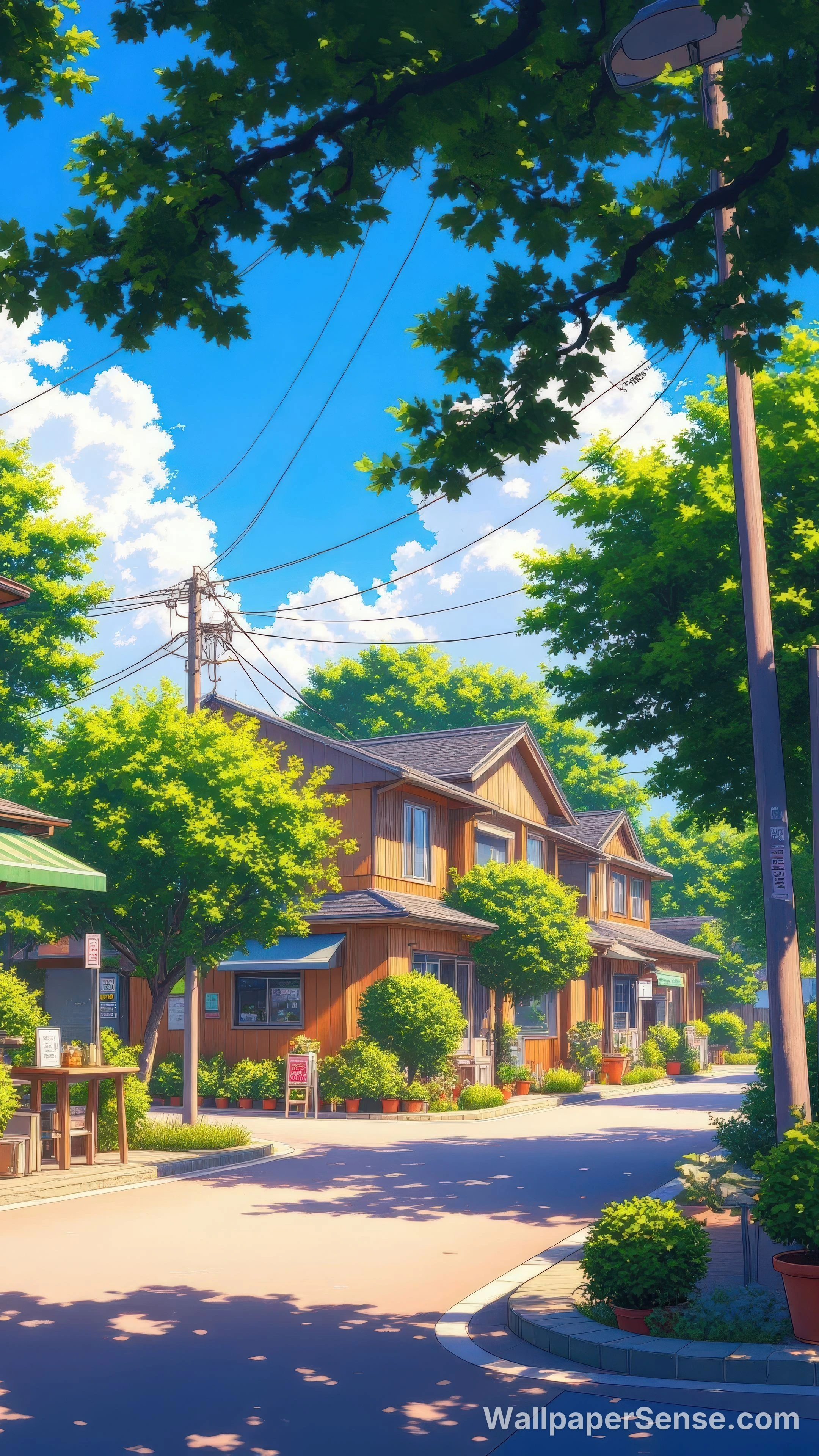 日式村庄住宅 8K超高清手机壁纸 - Premium wallpaper in 2880x5120 resolution