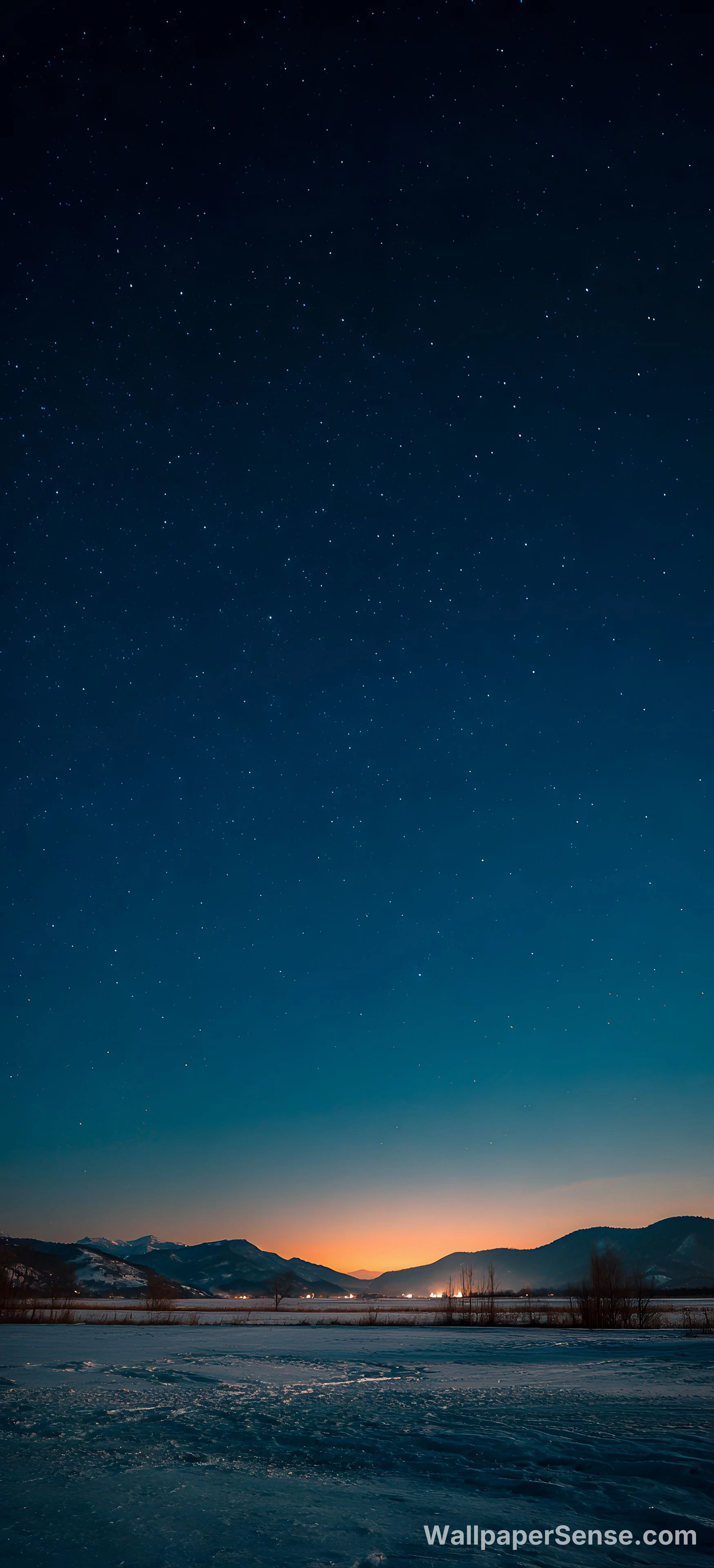 阿爾卑斯夜空 8K超高清手機壁紙 - Free wallpaper in 2944x6464 resolution