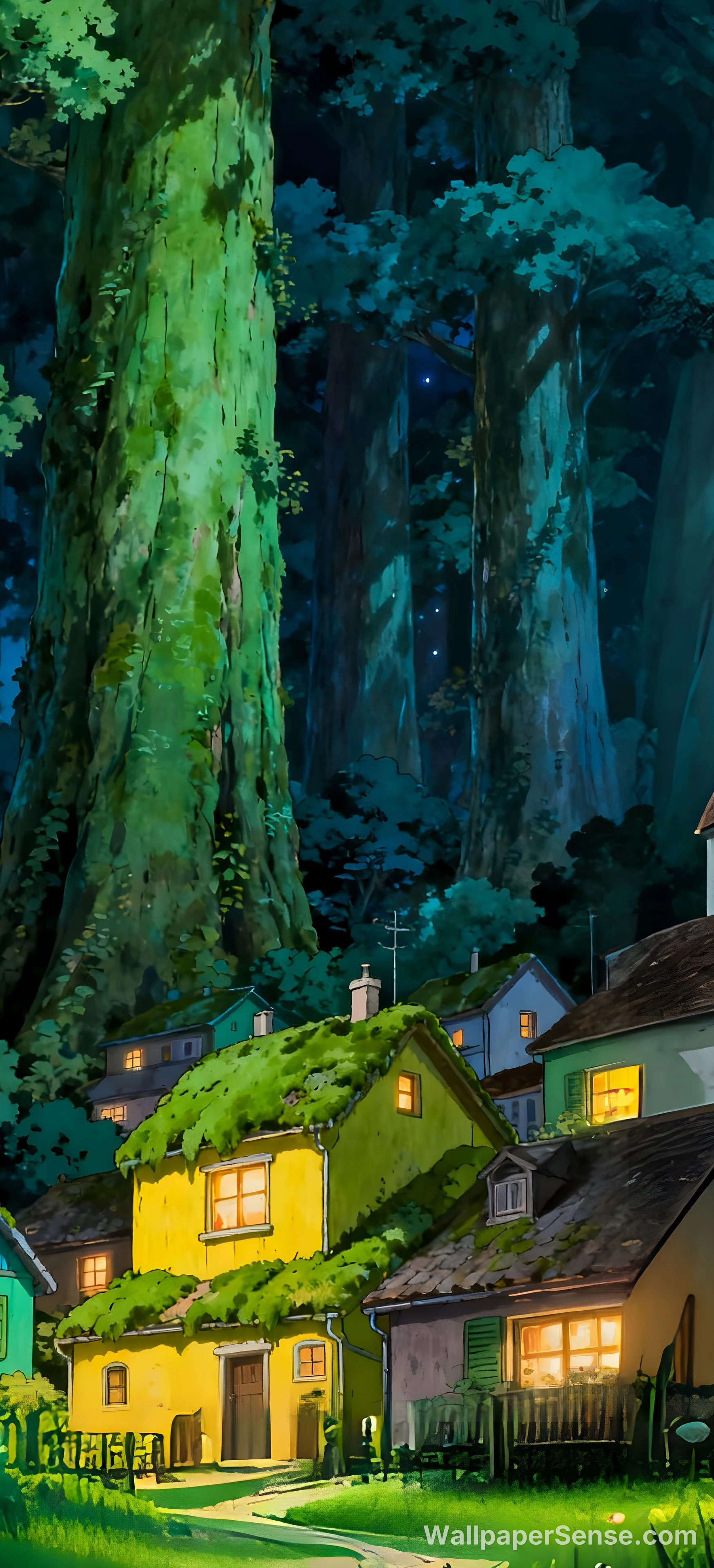 Ghibli-metsän kylä 8K Ultra HD -puhelinkuvaus