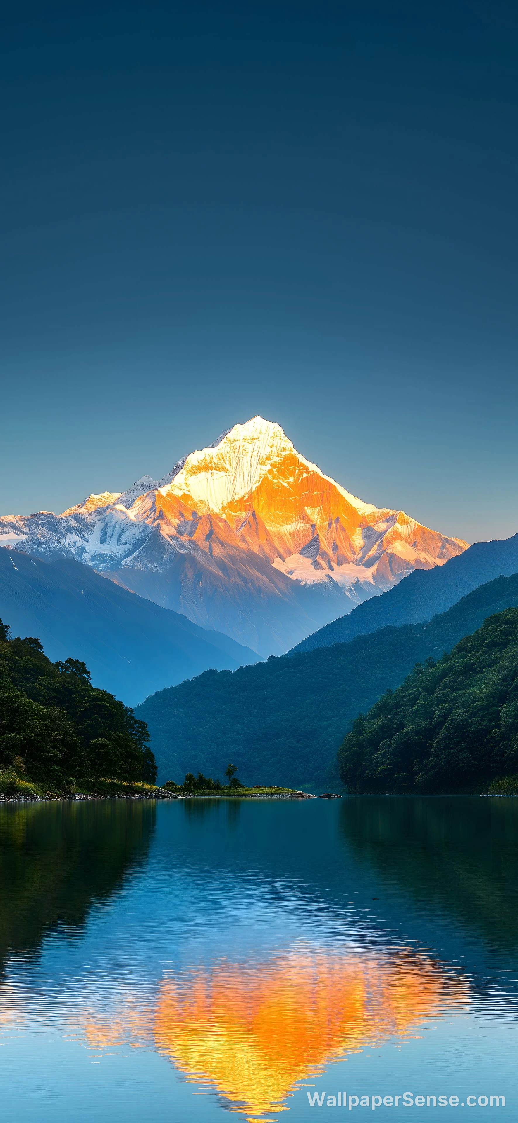 阿尔卑斯山峰 8K 超高清手机壁纸 - Premium wallpaper in 2358x5112 resolution
