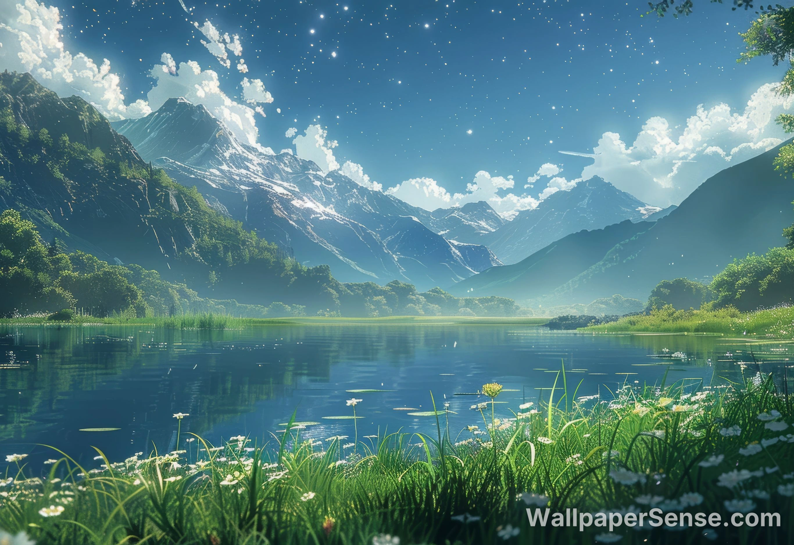 Oriental Art Alpenmeer 8K Ultra HD Desktop Wallpaper