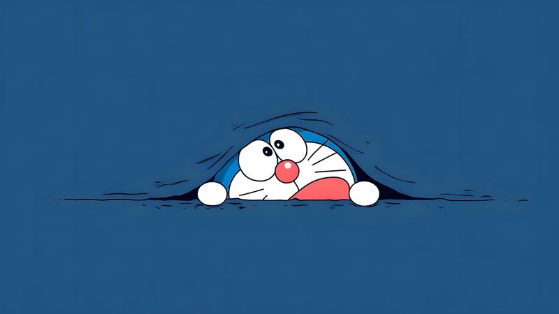 Doraemon Anime Peeking 4K 8K Ultra HD Wallpaper Pack - Pack with 3 wallpapers for $1