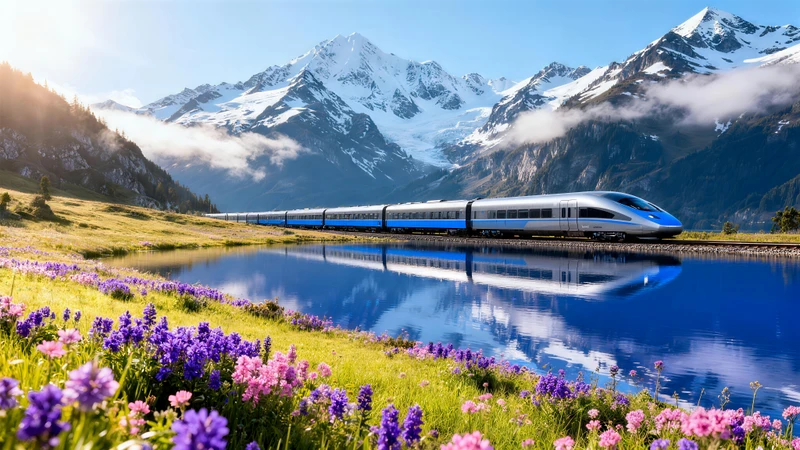 Nordic Snowscape Train 8K Ultra HD Wallpaper Pack - Pack with 22 wallpapers for $1