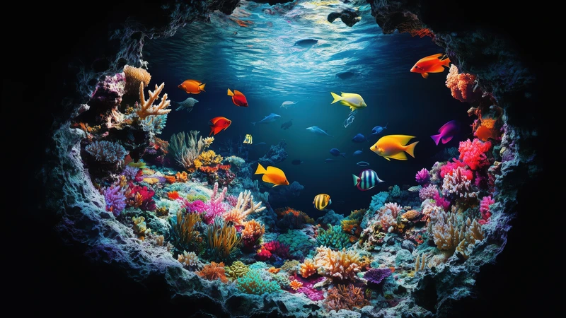 Underwater Coral Reef 4K 8K Ultra HD Wallpaper Collection - Pack with 4 wallpapers for $1