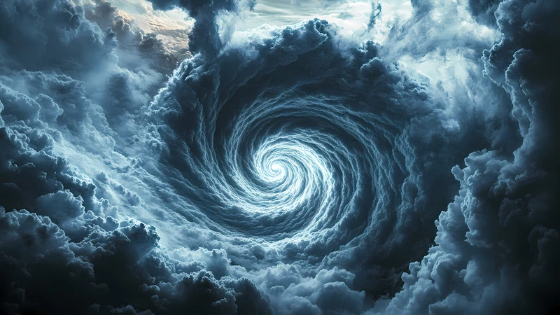 Cyberpunk Storm Clouds 4K Desktop Wallpaper