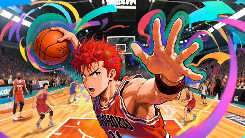 Anime Basketball Player 4K and 8K Ultra HD Wallpaper Collection - Pack with 3 wallpapers for $1
