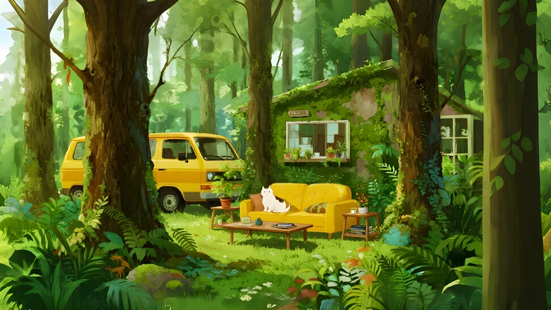 日式森林小屋 4K 8K 超高清壁纸合集 - Pack with 3 wallpapers for $1