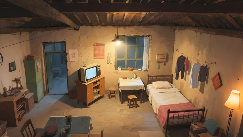 Cozy Rustic Bedroom 4K 8K Ultra HD Wallpaper Collection - Pack with 3 wallpapers for $1