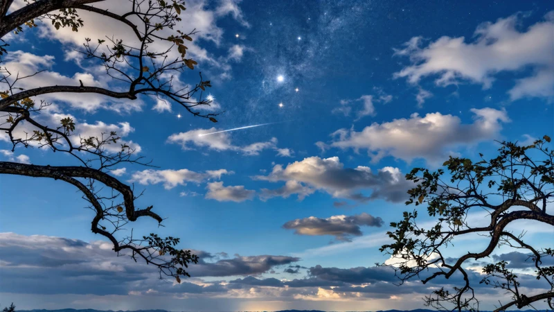 Oriental Starry Sky 8K Ultra HD Desktop Wallpaper