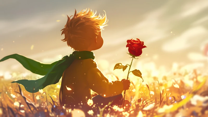Rose-Themed Anime Boy 4K 8K Ultra HD Wallpaper Collection - Pack with 4 wallpapers for $1