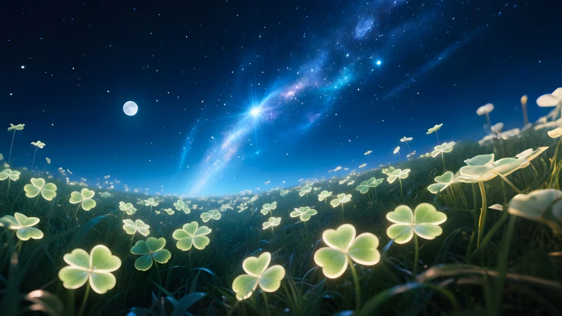 Oriental Art Night Flowers 4K Desktop Wallpaper