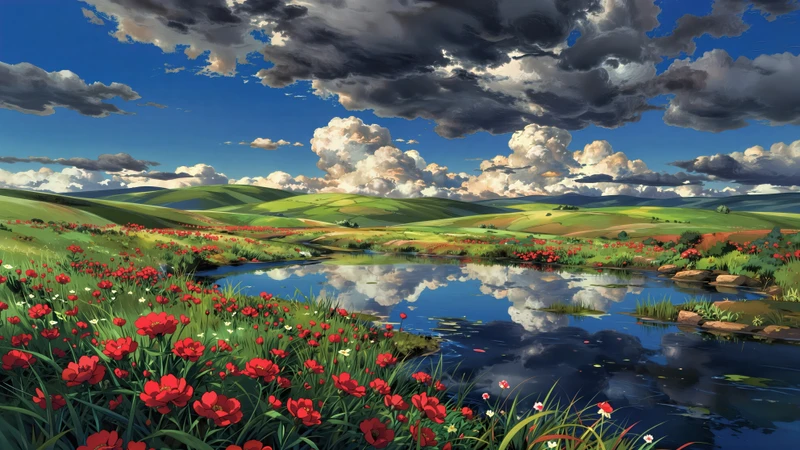 Japanese Village Landscape 8K Ultra HD Wallpaper Collection - Pack with 40 wallpapers for $1
