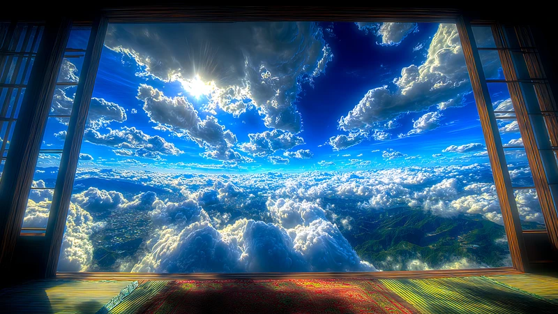 日式禅意云景 4K 8K 超高清壁纸合集 - Pack with 3 wallpapers for $1