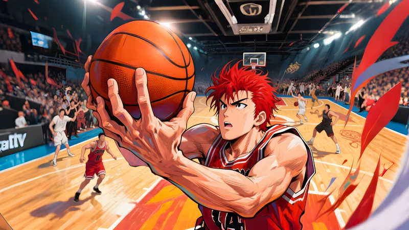 Anime Basketball Player 4K Desktop Wallpaper