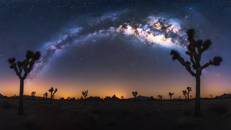 Desert Night Sky 4K 8K Ultra HD Wallpaper Collection - Pack with 3 wallpapers for $1