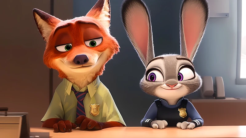 Zootopia Characters 4K 8K Ultra HD Wallpaper Collection - Pack with 3 wallpapers for $1