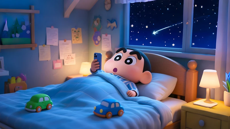 Anime Bedroom Night Sky 4K 8K Ultra HD Wallpaper Collection - Pack with 3 wallpapers for $1