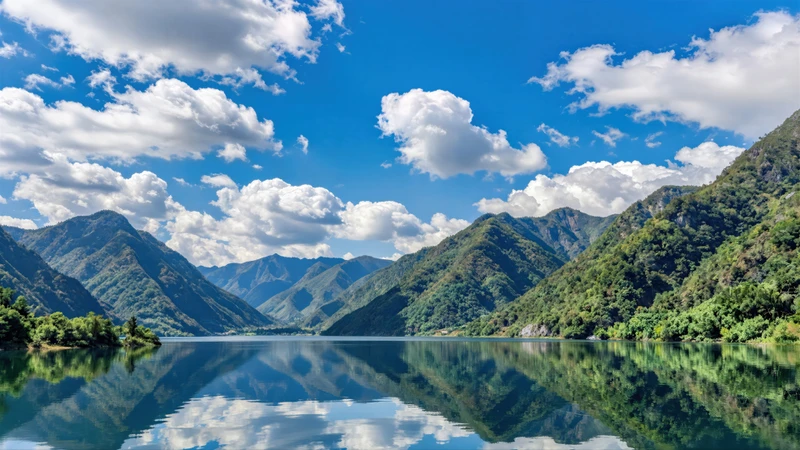 Alpine Lake Reflections 8K Ultra HD Desktop Wallpaper