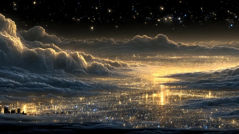 Cyberpunk and Cosmic Night Sky 8K Ultra HD Wallpaper Collection - Pack with 3 wallpapers for $1