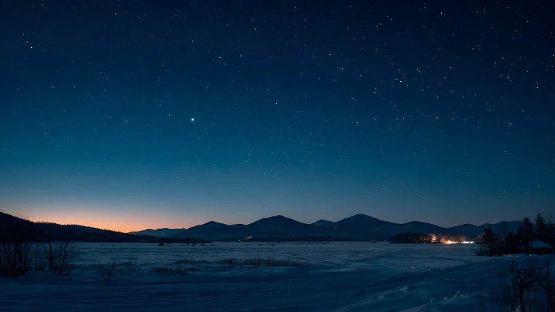 Japanese Winter Landscape 4K Desktop Wallpaper