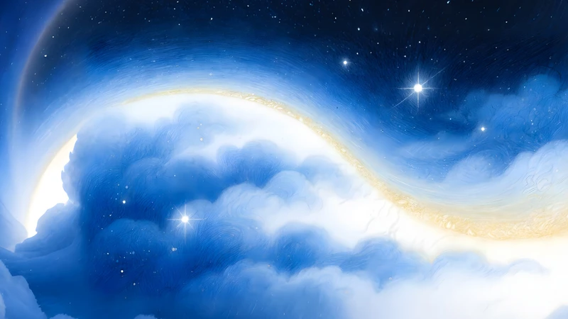 Oriental Art Celestial Clouds 4K Desktop Wallpaper