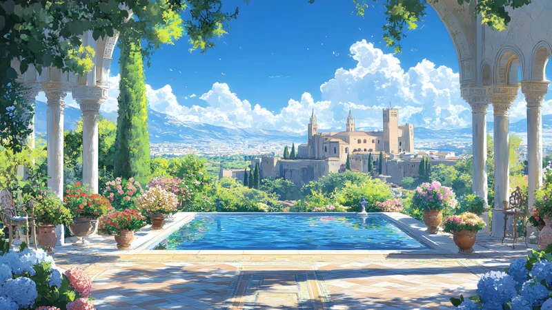 Oriental Garden Courtyard 8K Ultra HD Desktop Wallpaper Pack - Pack with 11 wallpapers for $1