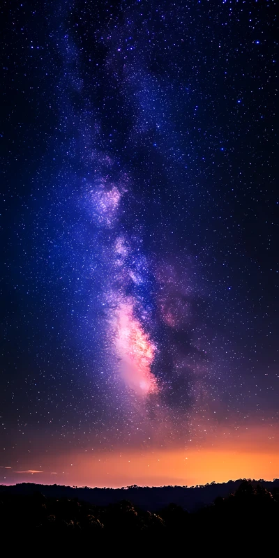 Cosmic Milky Way Galaxy 8K Ultra HD Phone Wallpaper