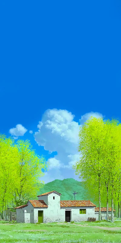 Japanese Countryside House 4K 8K Ultra HD Wallpaper Collection - Pack with 3 wallpapers for $1