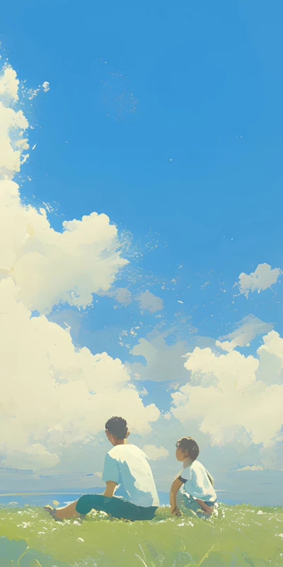 Japanese Summer Sky 8K Ultra HD Phone Wallpaper