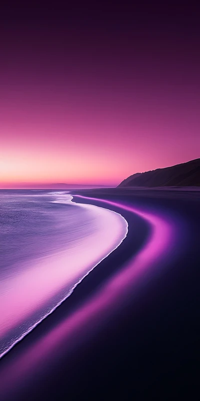 Purple Coastal Sunset 4K 8K Ultra HD Wallpaper Collection - Pack with 3 wallpapers for $1