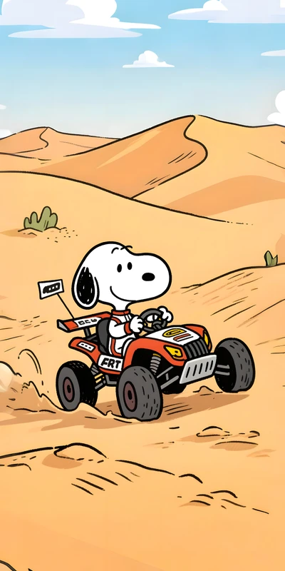 Snoopy Desert Adventure 4K Wallpaper Pack - Pack with 3 wallpapers for $1