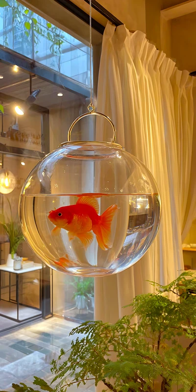 Japanese Zen Goldfish Bowl 8K Ultra HD Phone Wallpaper