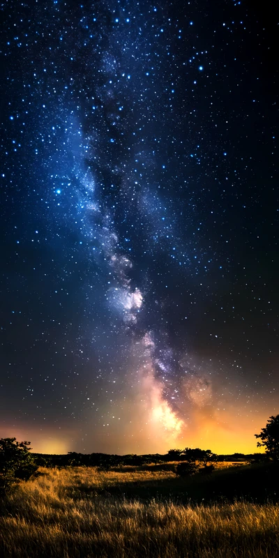 Cosmic Night Sky Milky Way 8K Ultra HD Phone Wallpaper