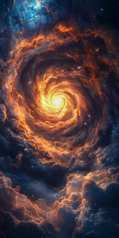 Cosmic Nebula Galaxy 8K Ultra HD Phone Wallpaper