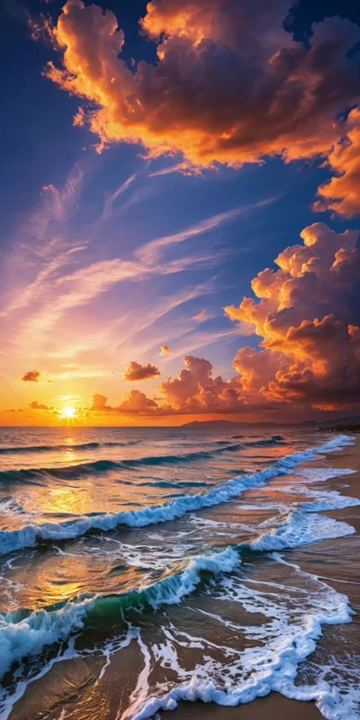 Sunset Scenery 8K Ultra HD Phone Wallpaper Pack - Pack with 14 wallpapers for $1