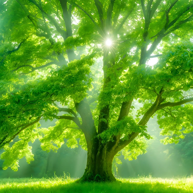 Art oriental Arbre sacré 4K Fond d'écran