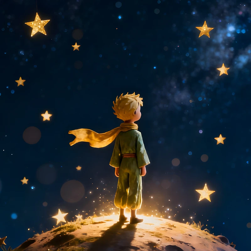 东方艺术 小王子 星夜 8K超高清手机壁纸