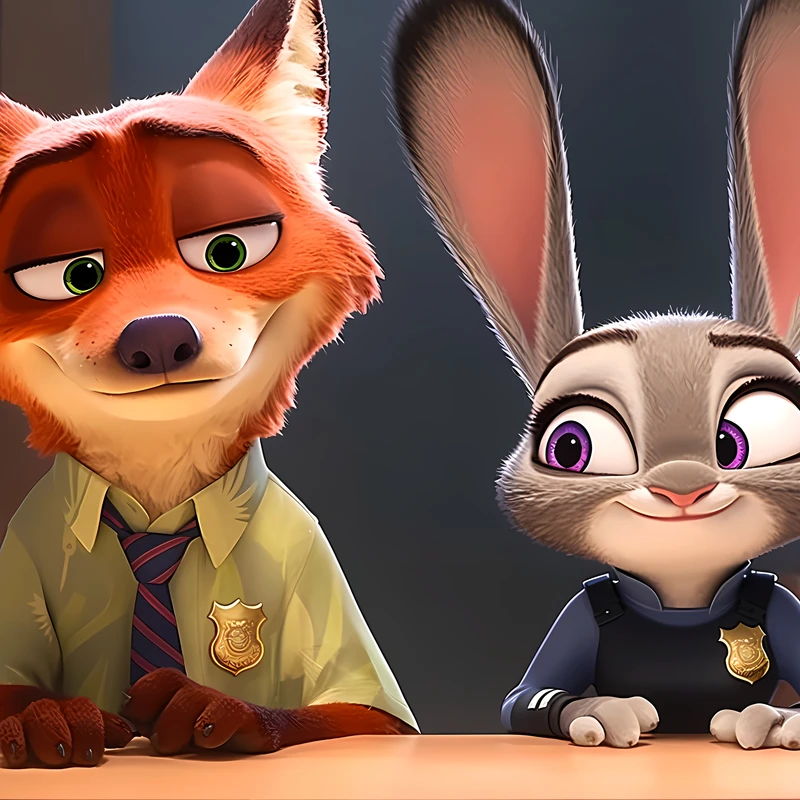 Animated Zootopia Characters 4K Desktop Wallpaper