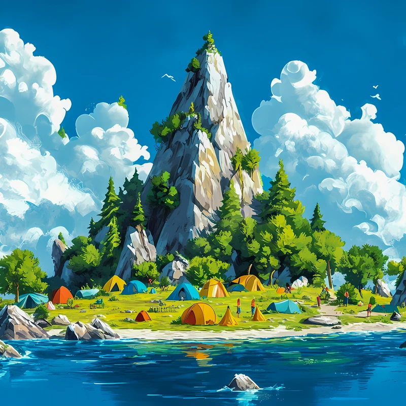 Fantasy Island - retkikeltainen 4K-taulukkoväli