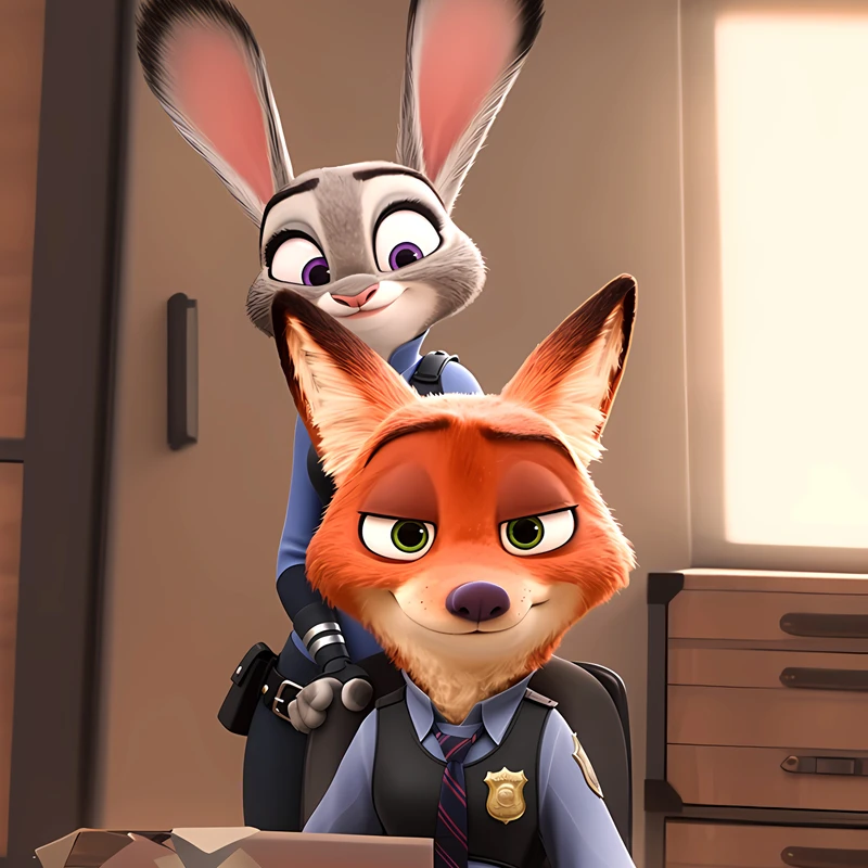 Zootopia Police Officers 8K Ultra HD Phone Wallpaper