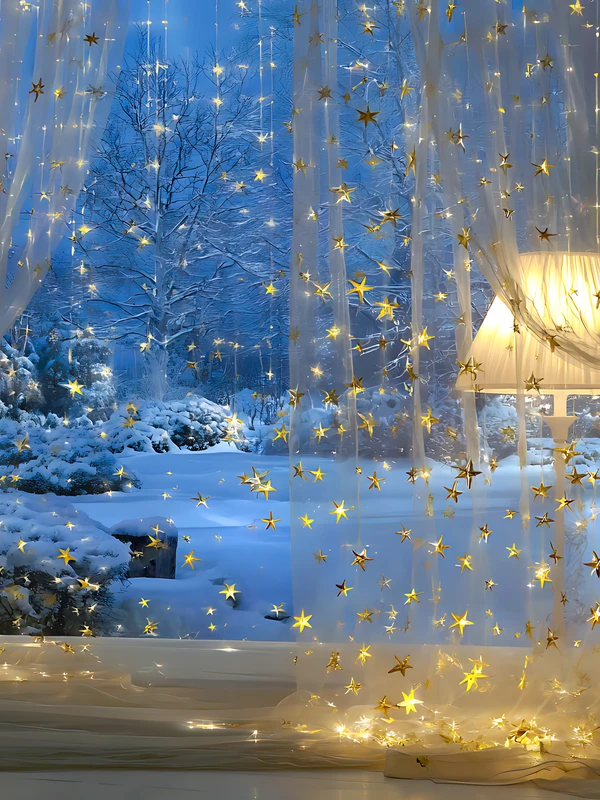 Winter Window Scene 8K Ultra HD Wallpaper Collection - Pack with 3 wallpapers for $1