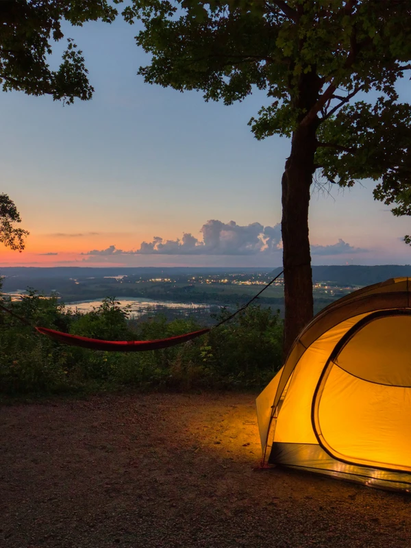 Camping Sunset Valley 4K Wallpaper Collection - Pack with 3 wallpapers for $1